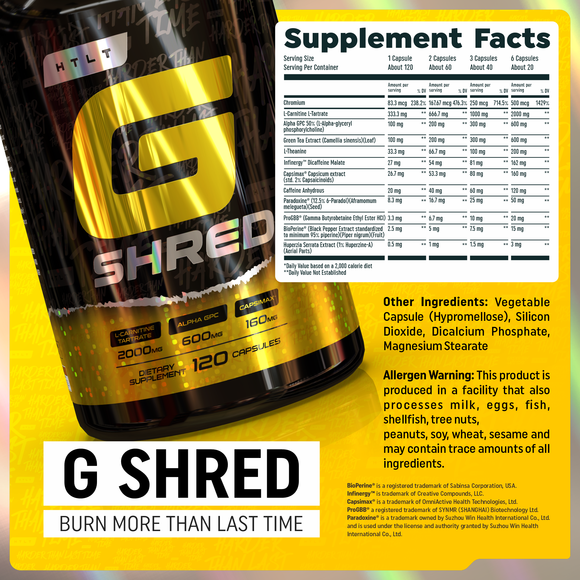 G Shred Fat Burner