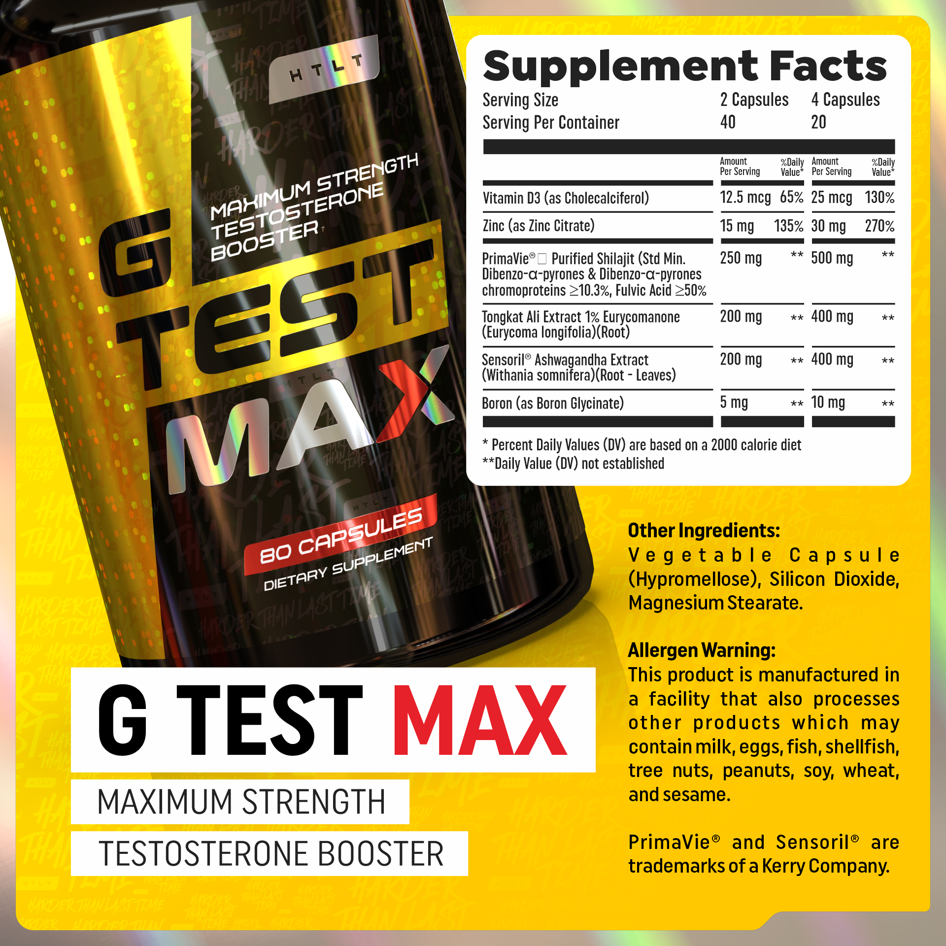 G Test Max