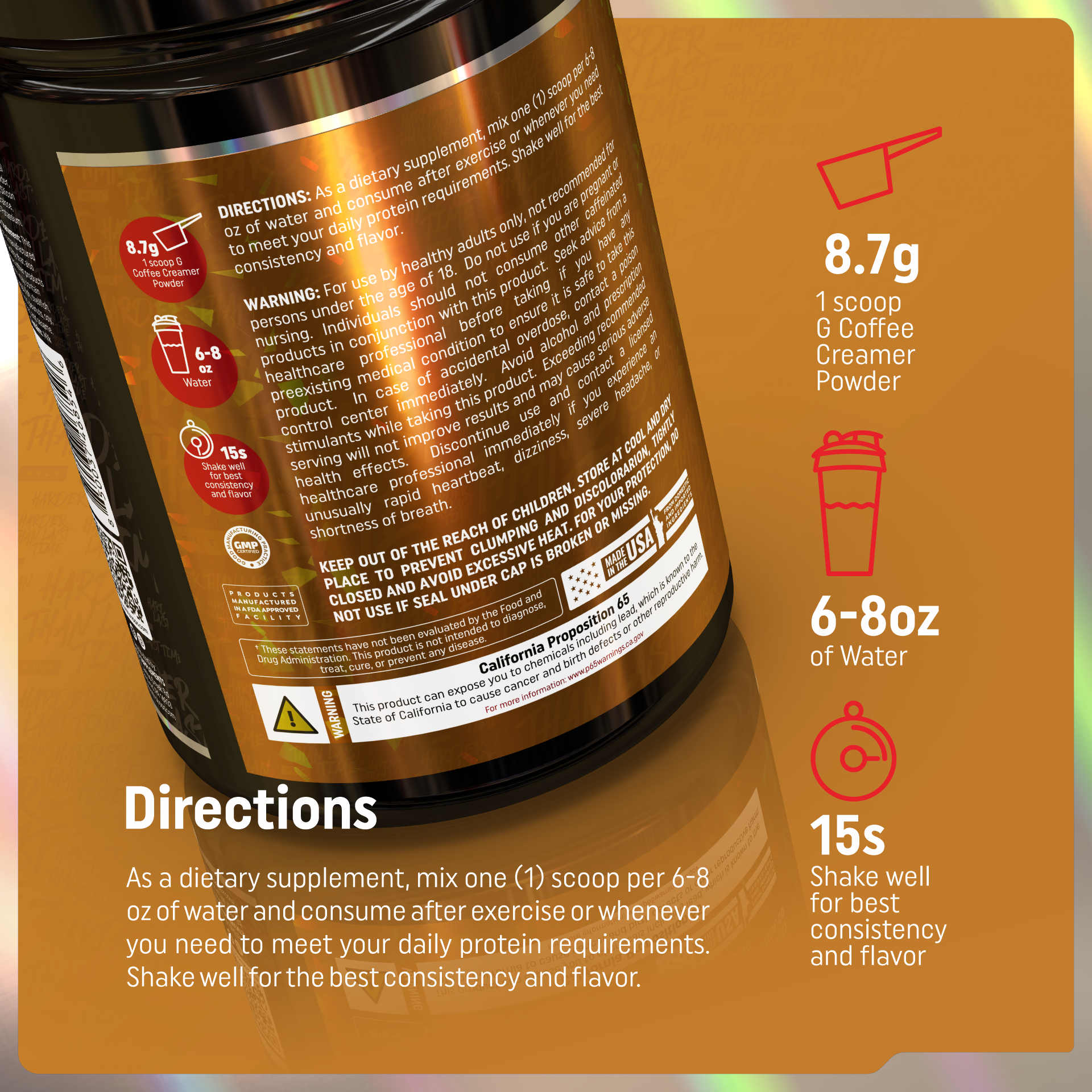 Protein Coffee Creamer + Nootropics